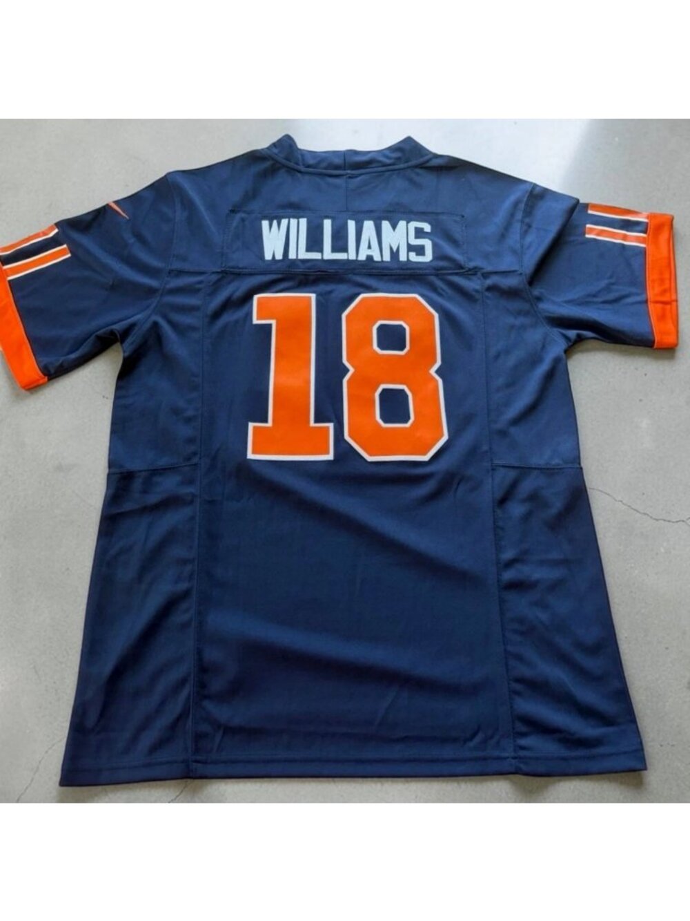 Caleb Williams Youth Navy Vapor Stitched Jersey